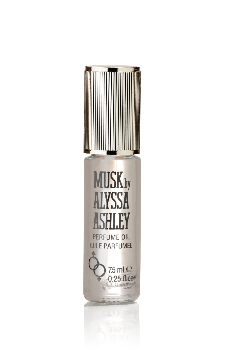 Alyssa Ashley Musk Perfume Oil soft powdery flowers closeup for day wear.