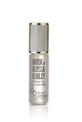 Alyssa Ashley Musk Perfume Oil soft powdery flowers closeup for day wear.