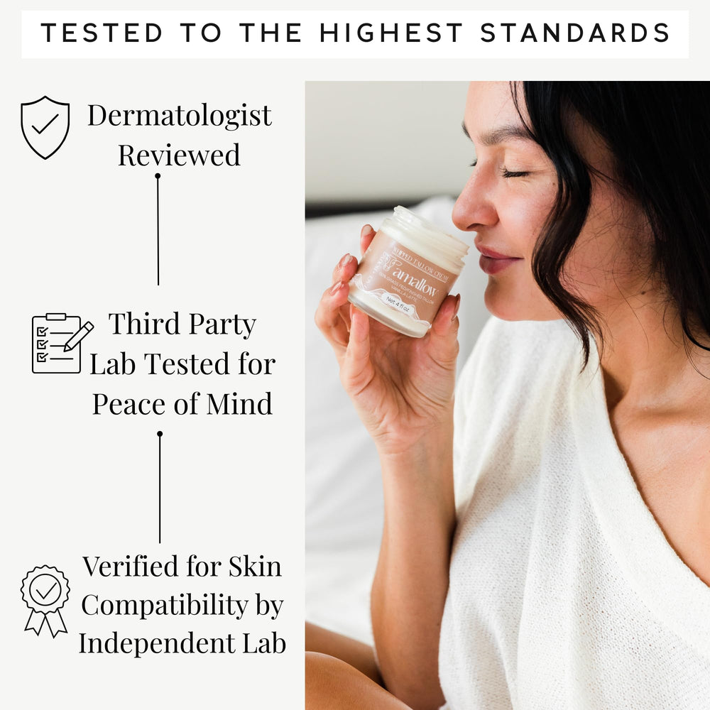Amallow product on irritated skin area suggesting soothing care.