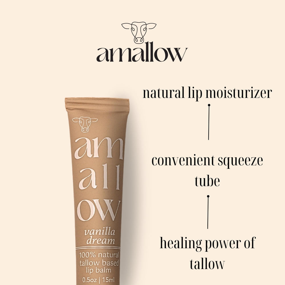 Amallow lip-balm-glide-vanilla for smooth, nourishing lip sensation