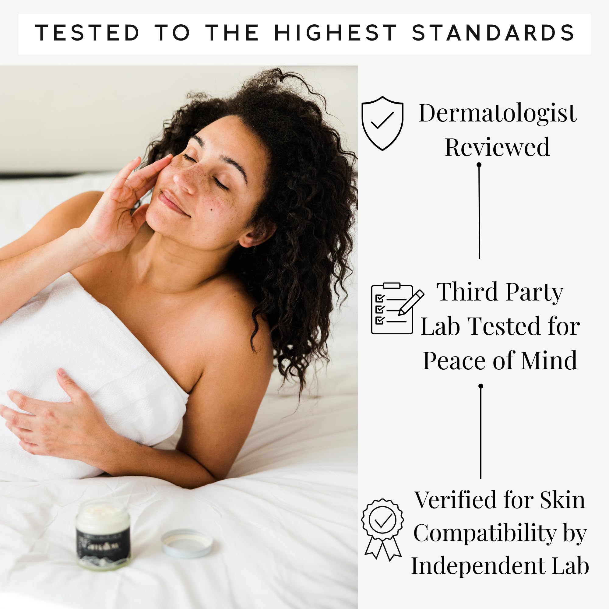 Amallow vanilla lavender scent enhances sensory experience during morning or evening skincare routines.