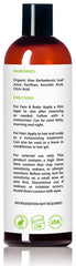 Amara Beauty Aloe Vera gel as aftershave or post-wax treatment.