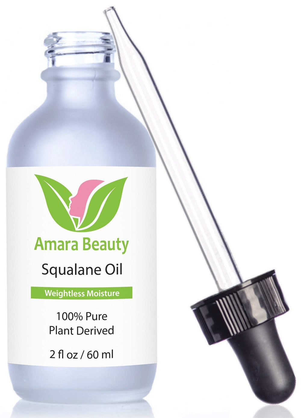 Amara Beauty Squalane Oil bottle for smooth, non-greasy hydration.