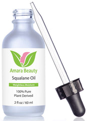Amara Beauty Squalane Oil bottle for smooth, non-greasy hydration.