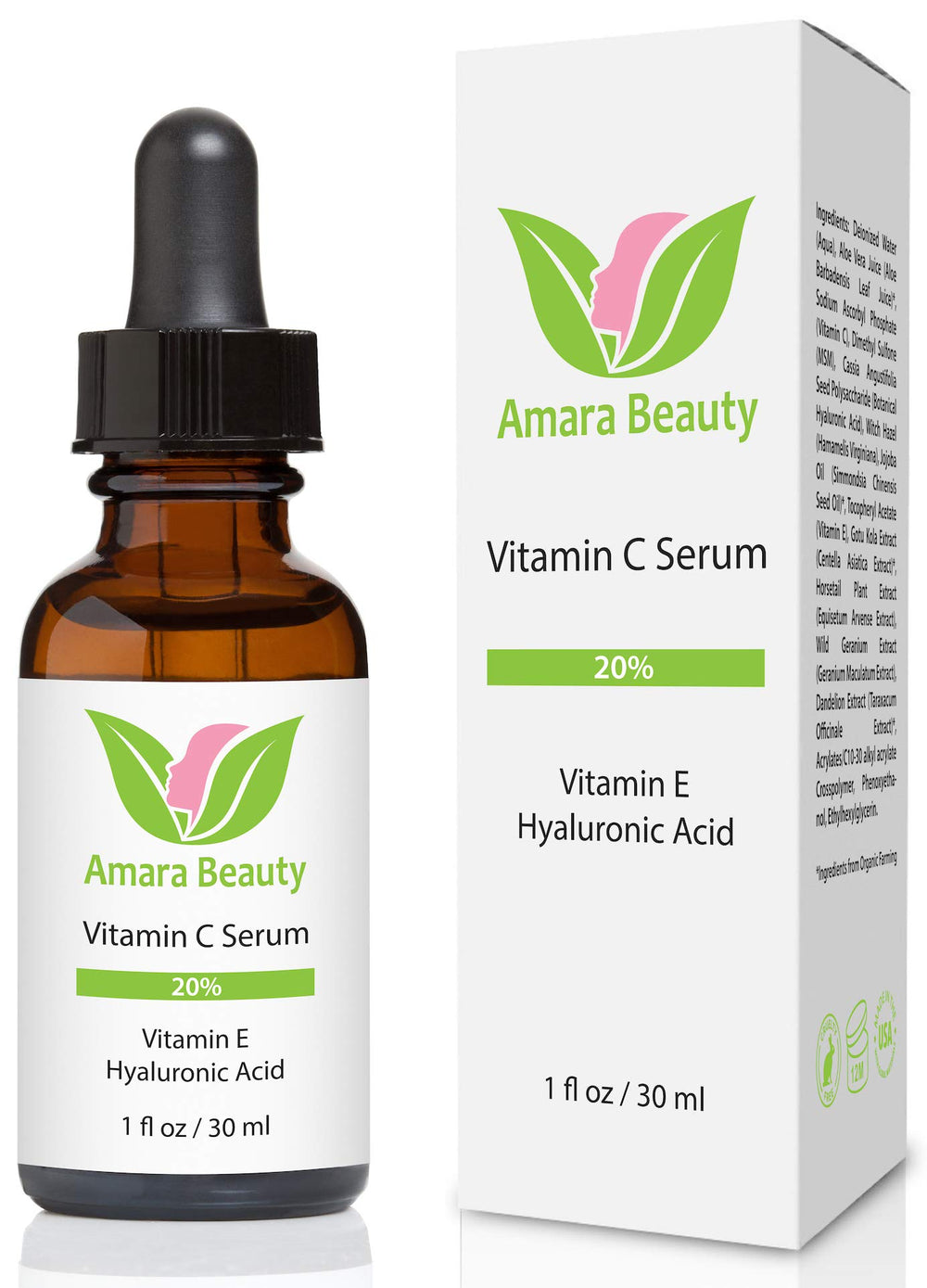 Dropper application of Amara Beauty serum for hydrated, radiant skin