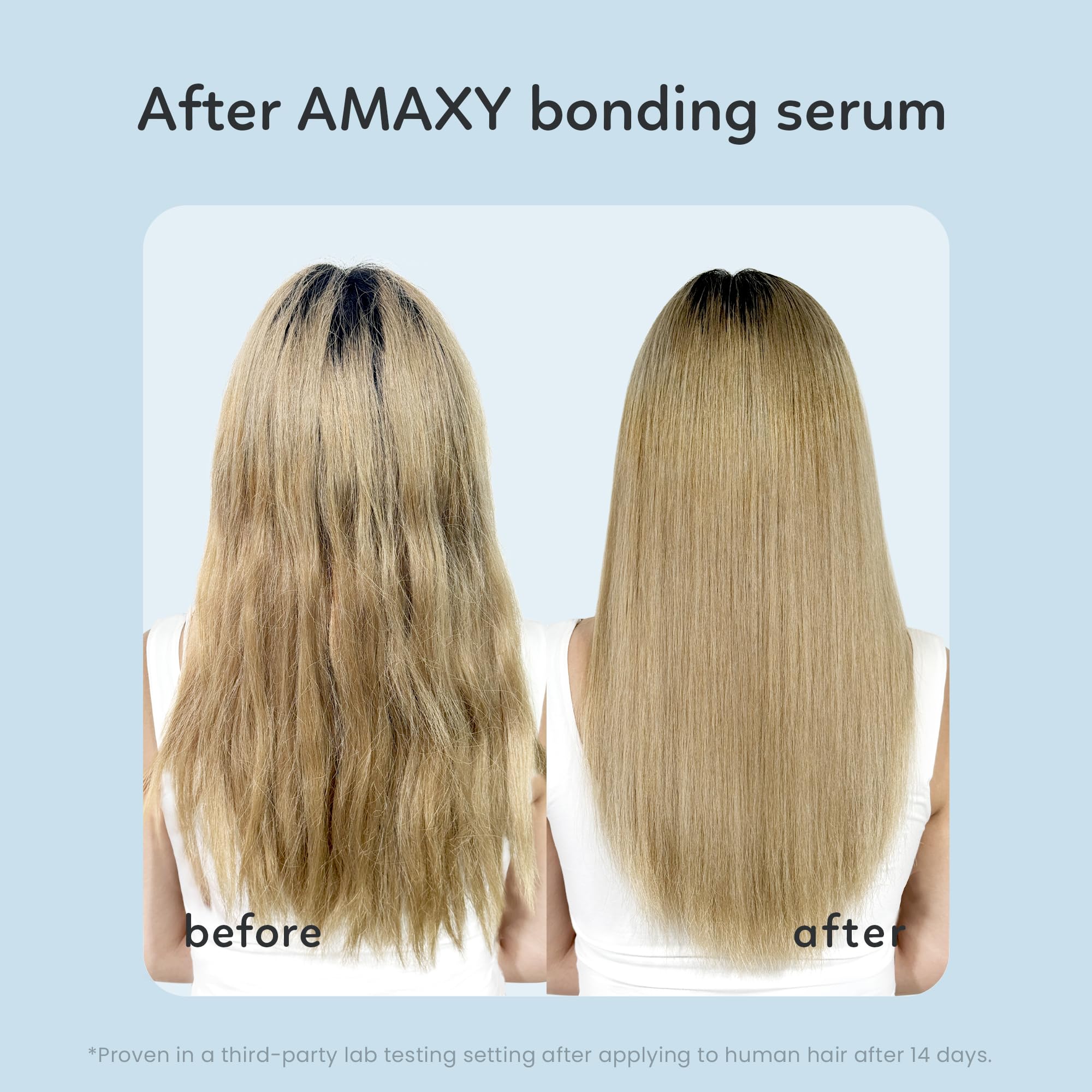 AMAXY Miracle Bonding Serum cruelty-free symbol on product scene