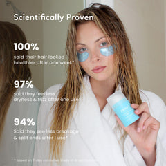 AMAXY Miracle Bonding Serum dispense-action showing easy, mess-free application