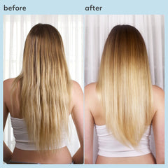 AMAXY Miracle Bonding Serum before-and-after reveal bond repair and healthier ends