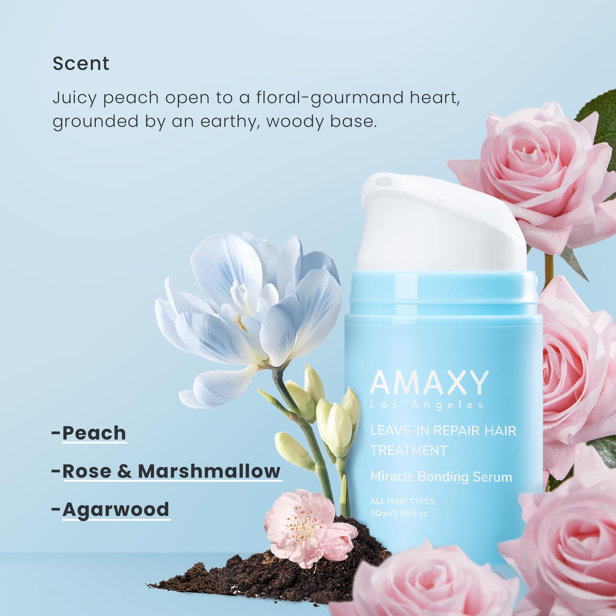 AMAXY Miracle Bonding Serum travel-pack-ready compact packaging