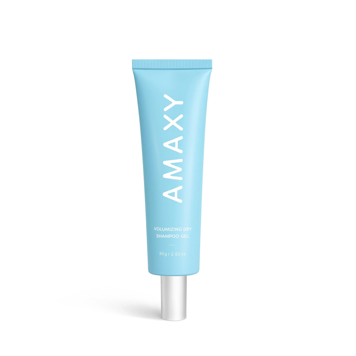 AMAXY Wet Dry Shampoo Gel bottle pour shows quick oil absorption and fresh feel