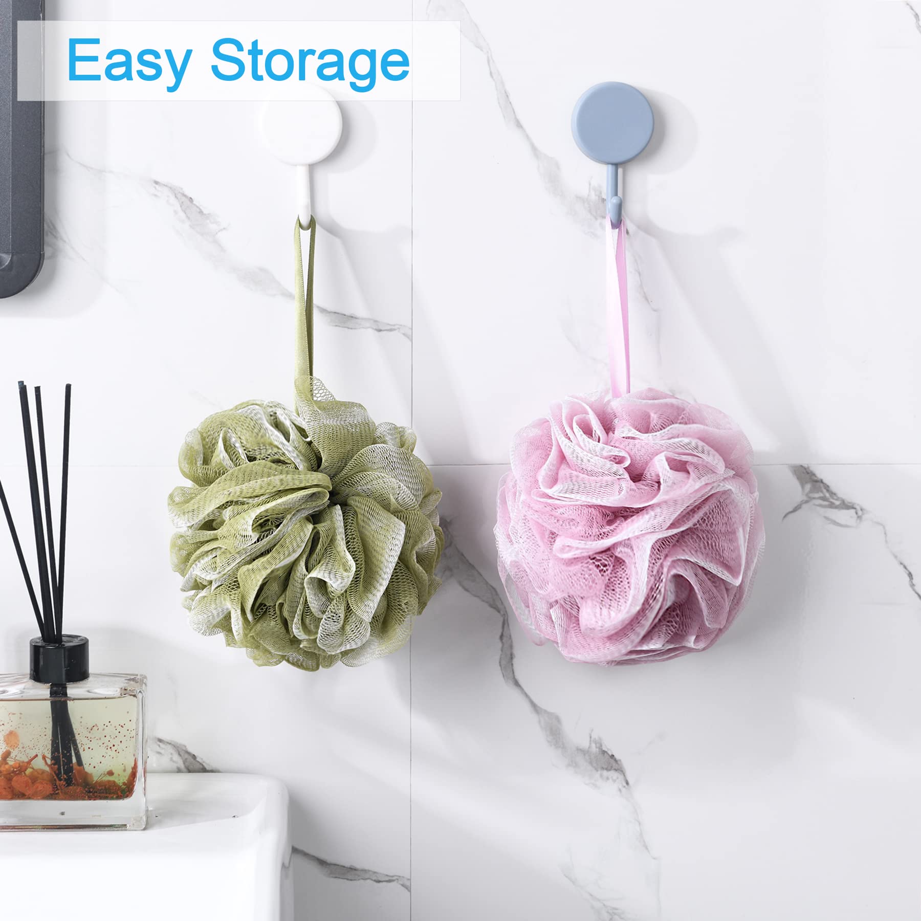 AmazerBath loofah sponge soft lather effect for luxurious foam during shower
