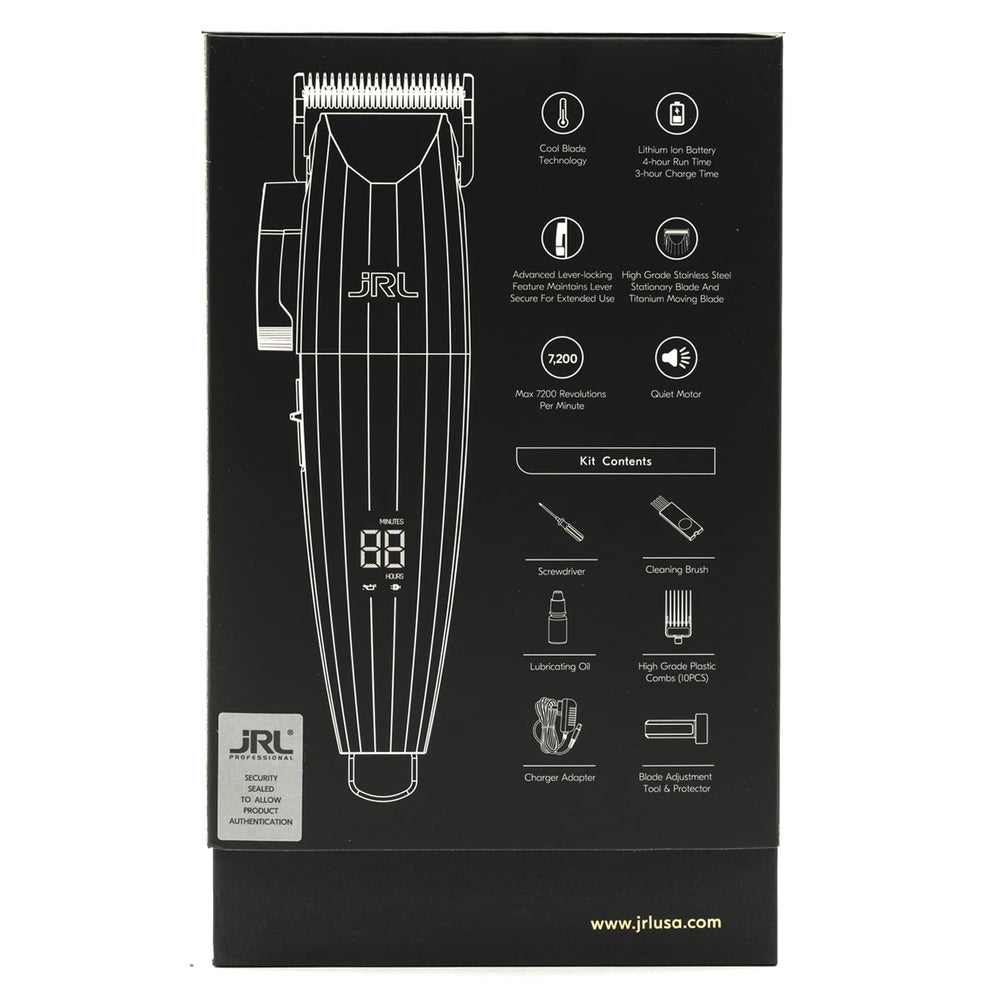 Amazon Series JRL Fresh Fade 2020C-G in-use demonstrates quiet operation for distraction-free grooming.