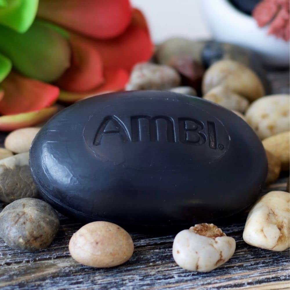 Ambi bar foamy lather spreads evenly for smooth cleansing.