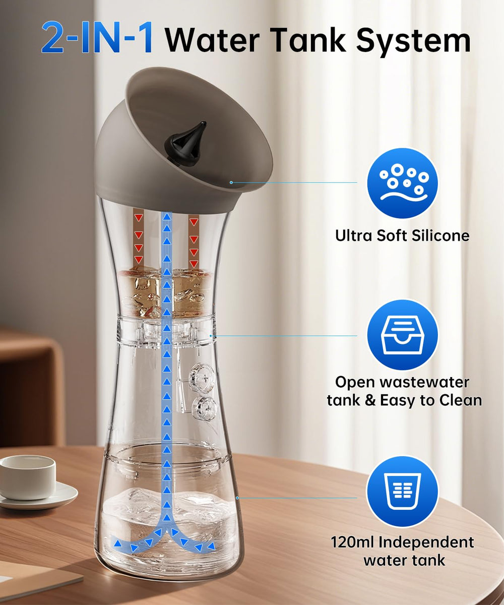 AMBIORA ear cleaner offers four pressure modes for versatile cleaning