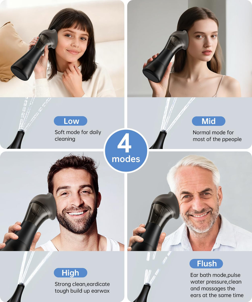 AMBIORA ear cleaner displays smart temperature sensor for safe use