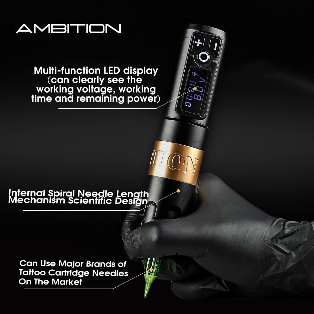 Ambition Soldier coreless motor delivers steady performance with low heat.
