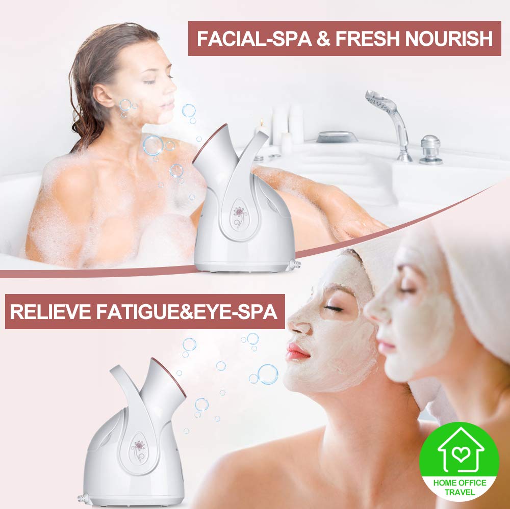 Amconsure facial steamer portable design for use in living room bathroom or bedroom