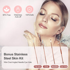 Amconsure facial steamer wrap around nozzle for mess free operation