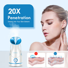 Amconsure nano-ion-steamer penetration delivers deeper moisture