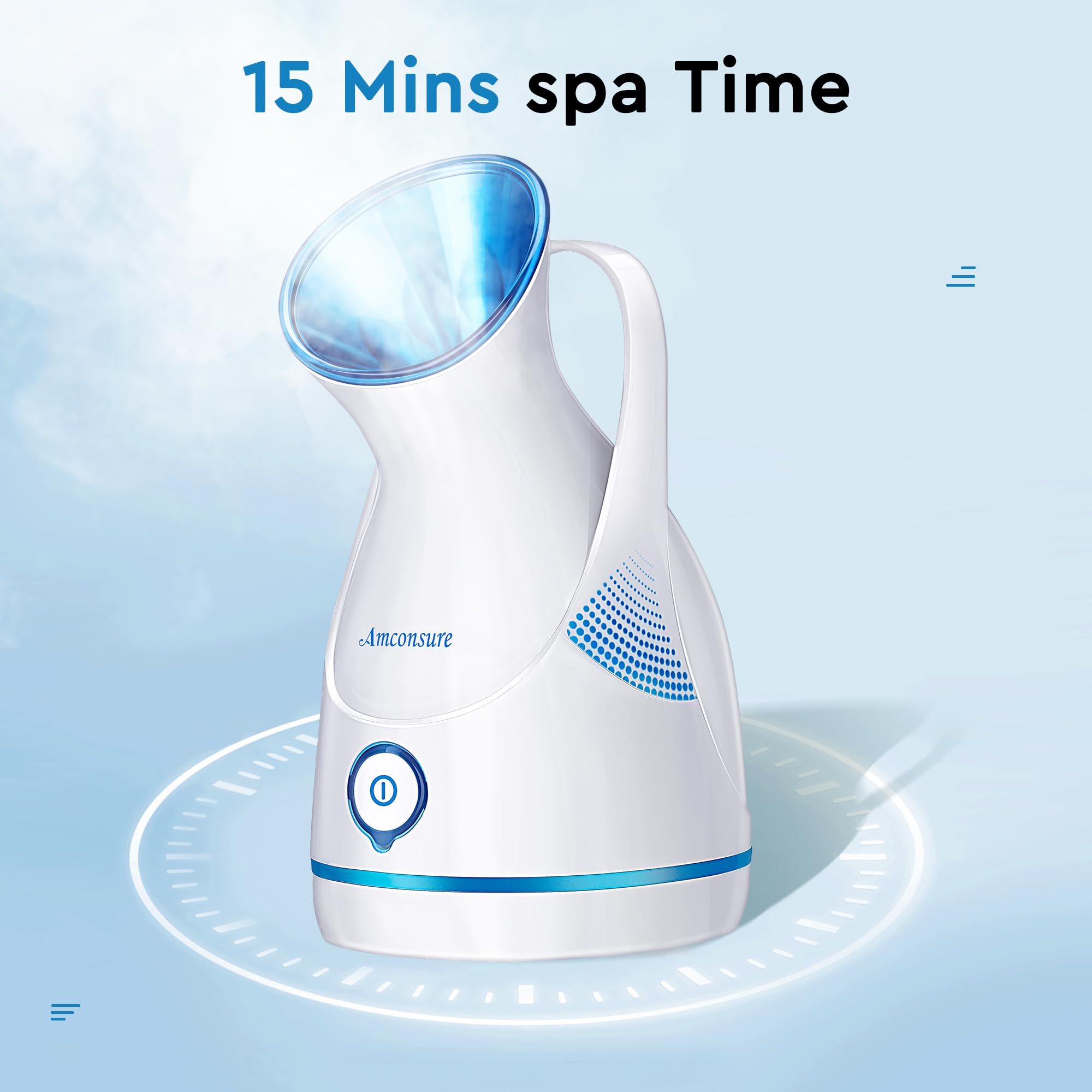 Amconsure steamer in bathroom design blends stylish form with spa use