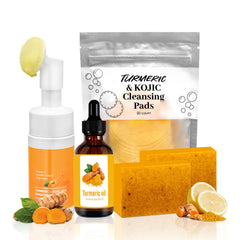 Amdele Turmeric Foaming Cleanser bottle for daily cleansing and oil control