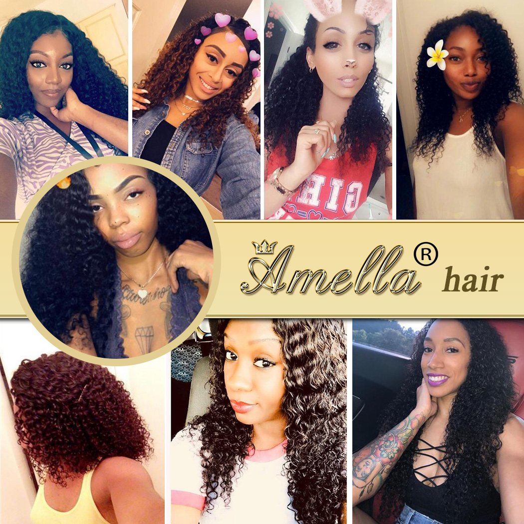 Amella Hair 24/7 online support and 60-day return illustrated concept