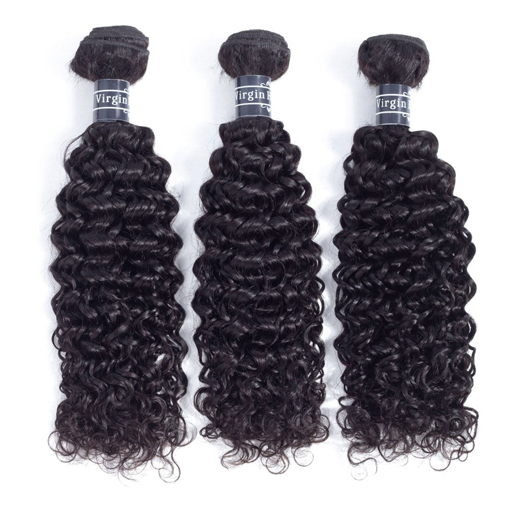 Amella Hair natural black tone close-up showing soft, shiny curls