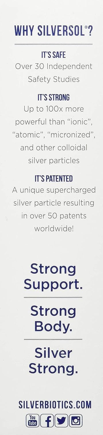 American Biotech Labs Silver Biotics packaging box with 4 oz jars.