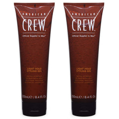 American Crew Classic Light Hold Styling Gel 250ml bottle for flexible hold and shine.