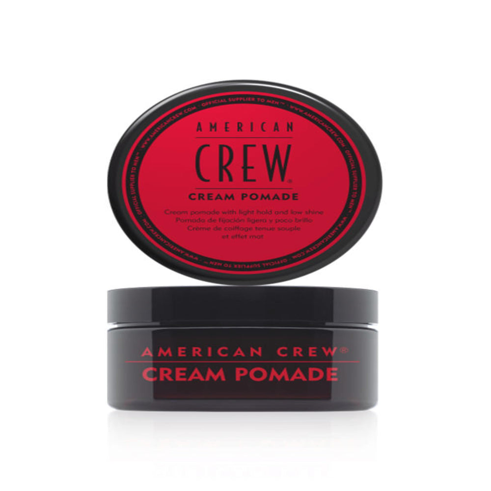 American Crew Cream Pomade old version bottle provides natural hold for textured, frizz-free styling.