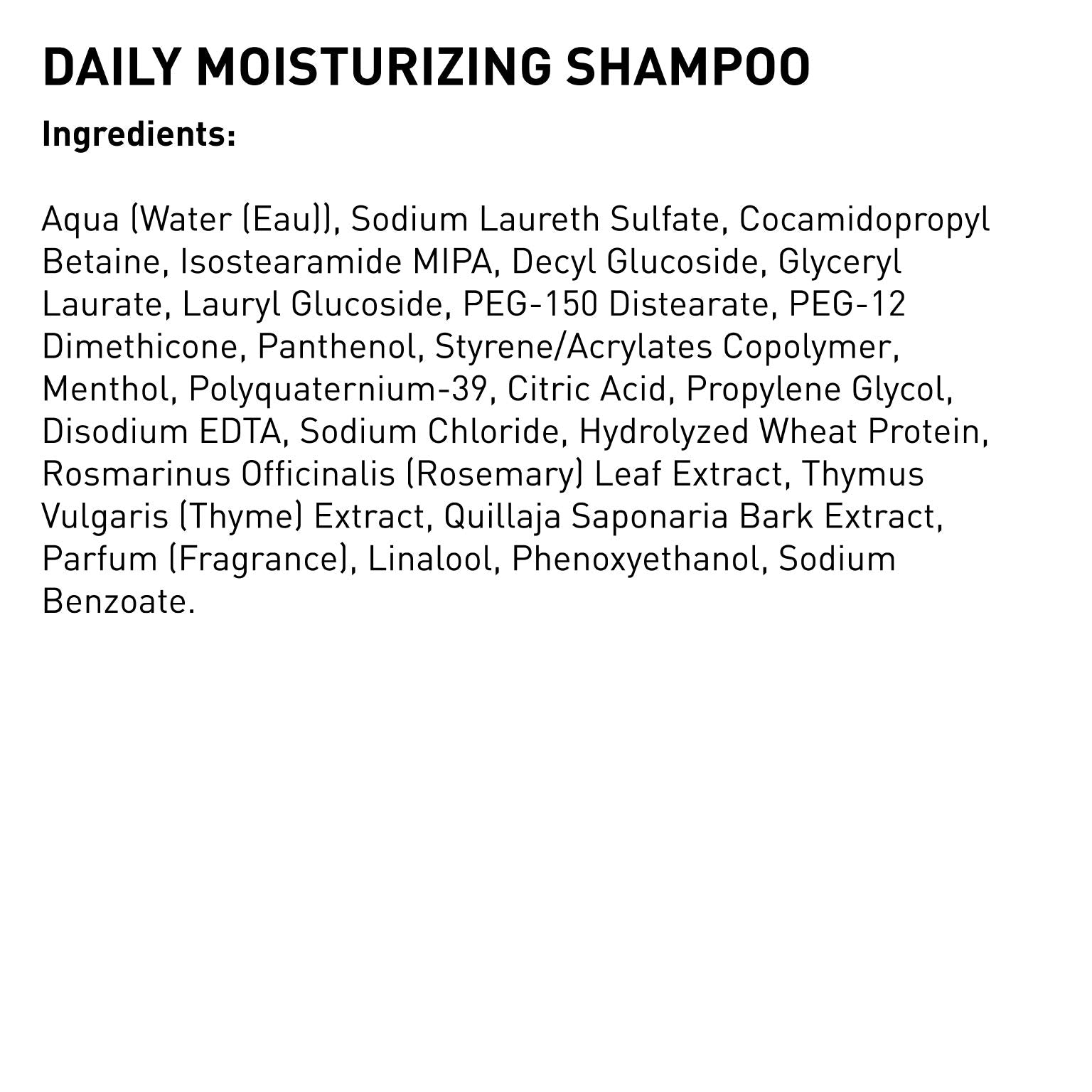 American Crew Daily Moisturizing Shampoo bottle on a bathroom shelf ready for daily use