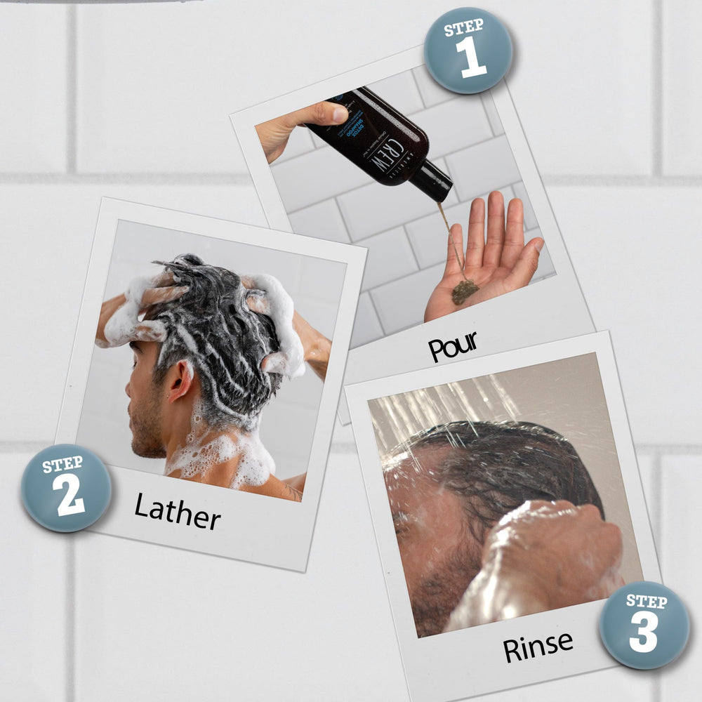American Crew Detox Shampoo creates rich lather for easy hair cleansing