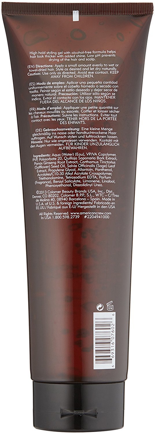 American Crew Firm Hold Styling Gel pack of 3 for value and convenience.