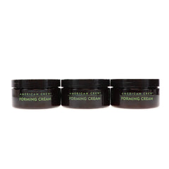 American Crew Forming Cream pack-3 showcases all-day hold and hydration.