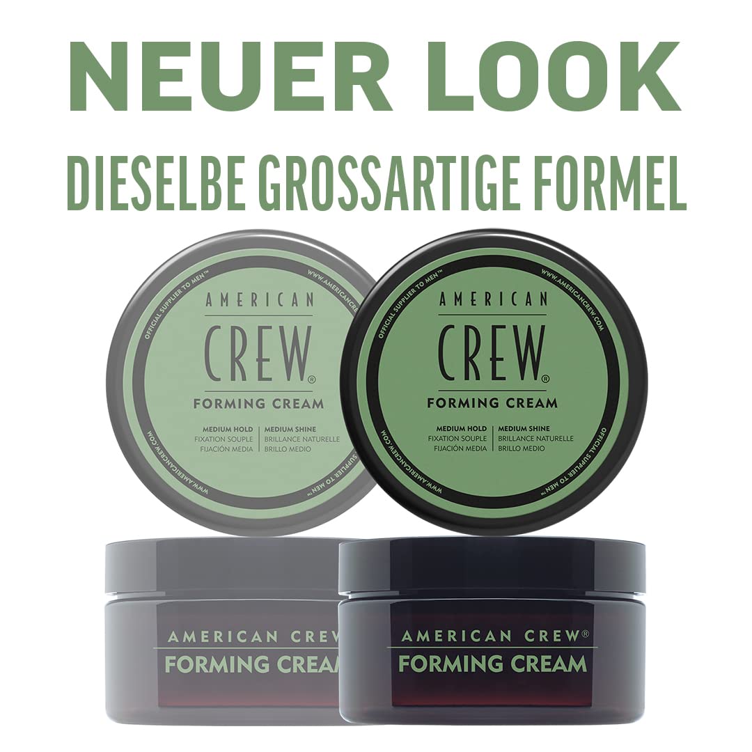 Applying on damp hair with American Crew Forming Cream for defined hold
