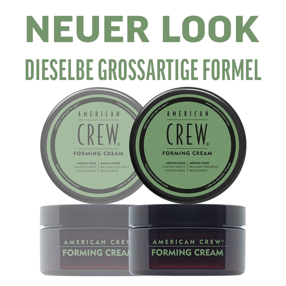 Applying on damp hair with American Crew Forming Cream for defined hold