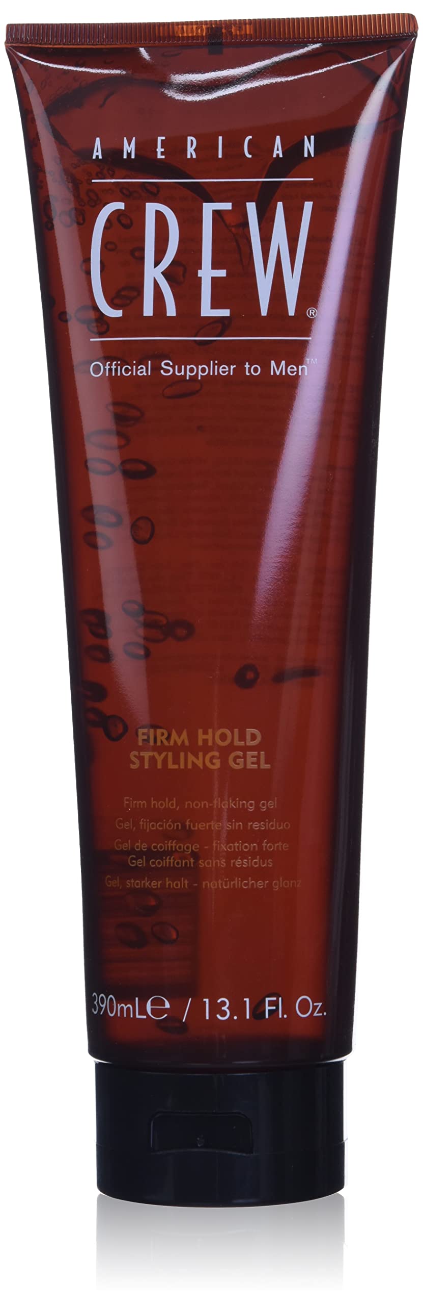 American Crew Hair Gel high hold bottle pour for defined style