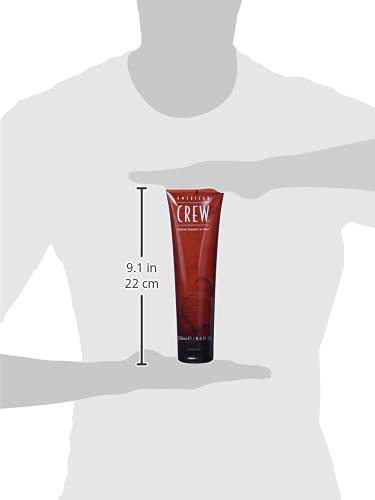 American Crew Hair Gel textured-definition showcases defined, natural-looking style with subtle shine.