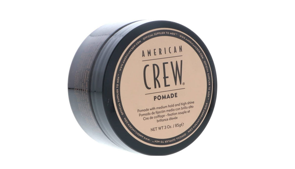 American Crew men’s hair pomade pack-2 jars for medium hold with high shine.