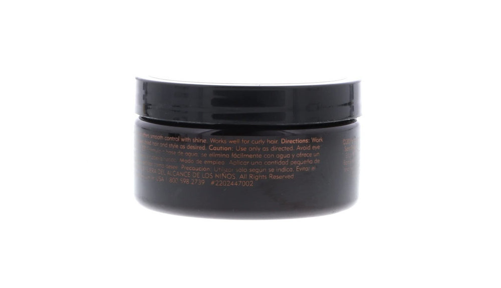 American Crew Pomade 3oz jar brand logo close-up underscores trusted grooming choice.