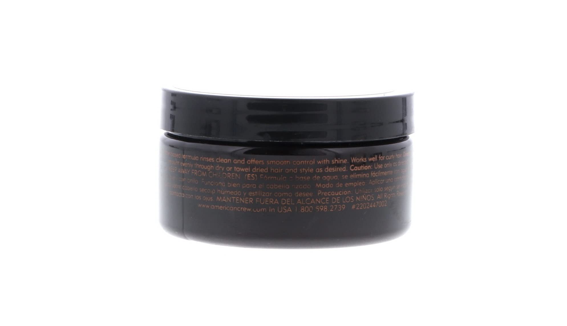 American Crew Pomade 3oz jar packaging shows pack-of-2 convenience for home grooming.