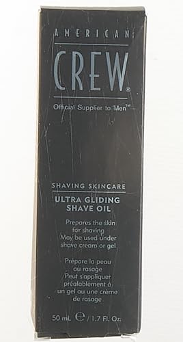 American Crew beard softened for a close, comfortable shave.