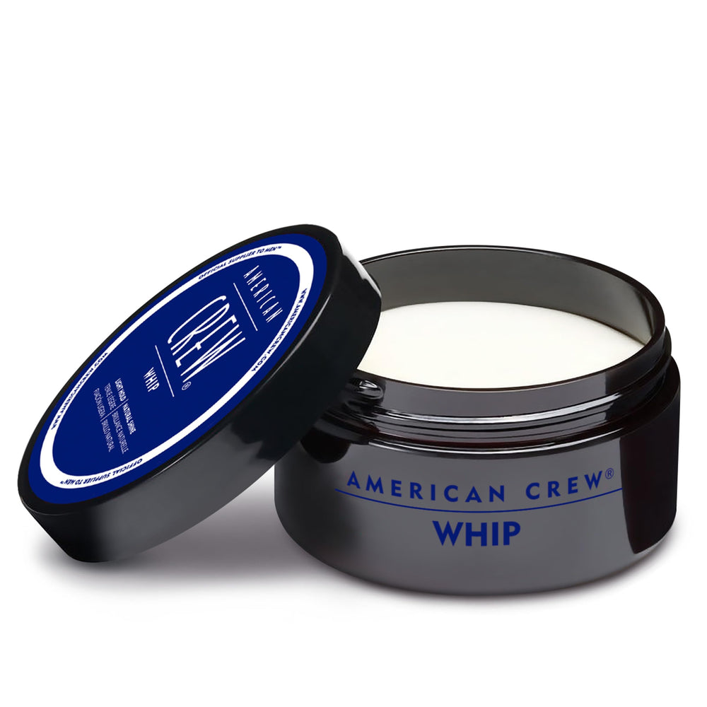 American Crew Whip showcasing everyday grooming routine for natural look.