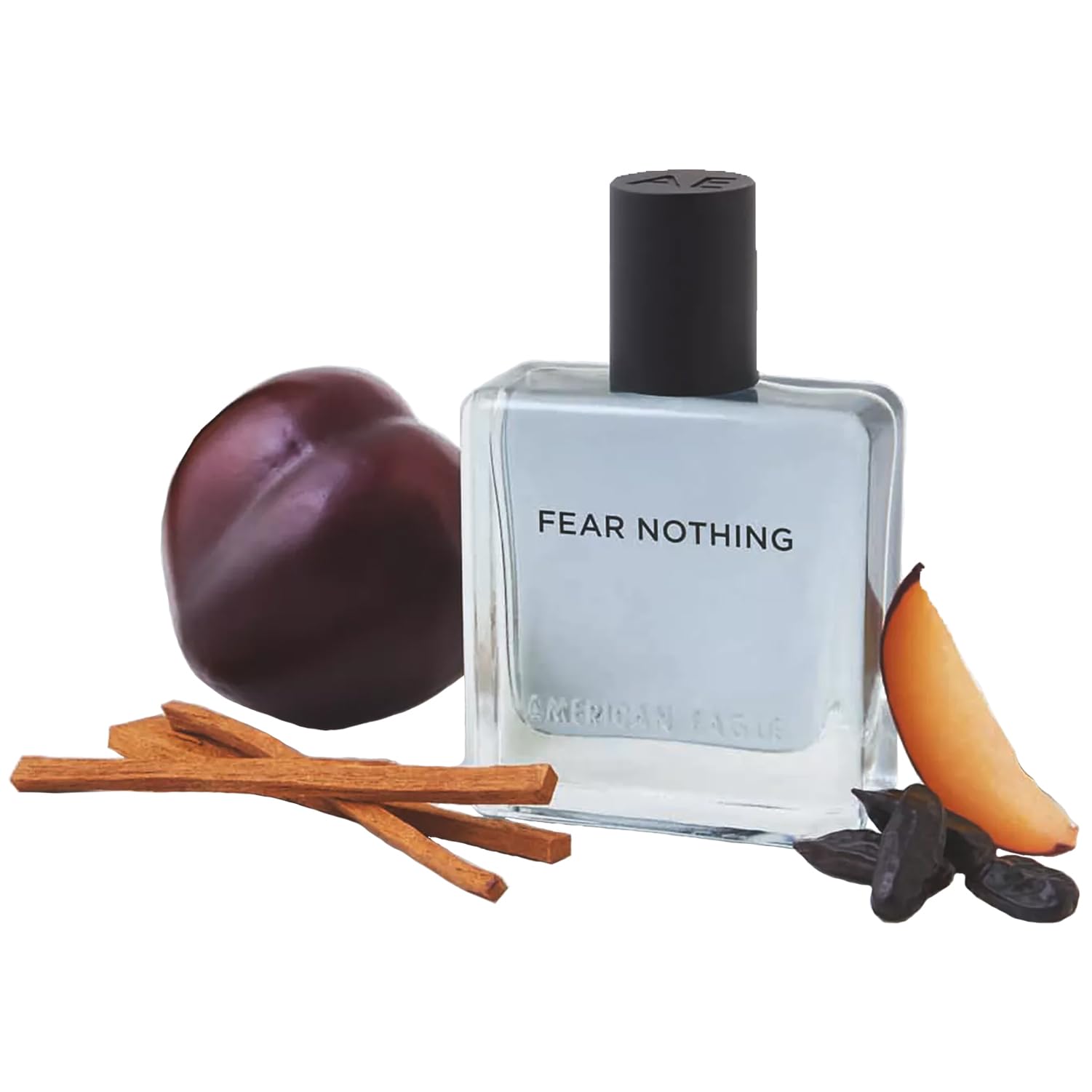 American Eagle Fear Nothing bottle closeup emphasizes sleek design and versatile use.