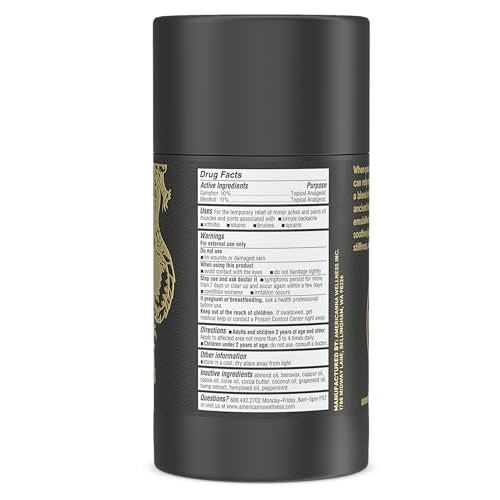 Americanna Dragon Balm roll-up application roller demonstrates easy, precise glide for targeted use.