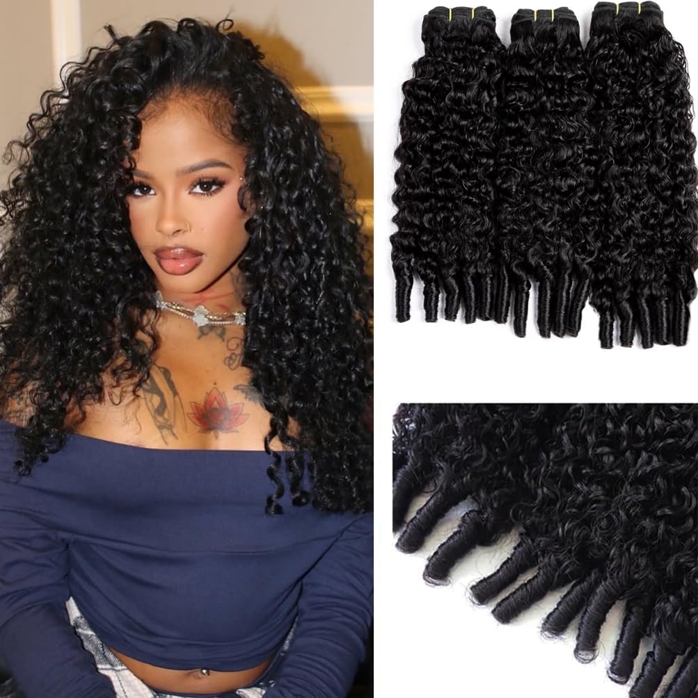 Amicalite Burmese Curly Bundles 14 inch full-head view highlights thick natural volume for everyday wear