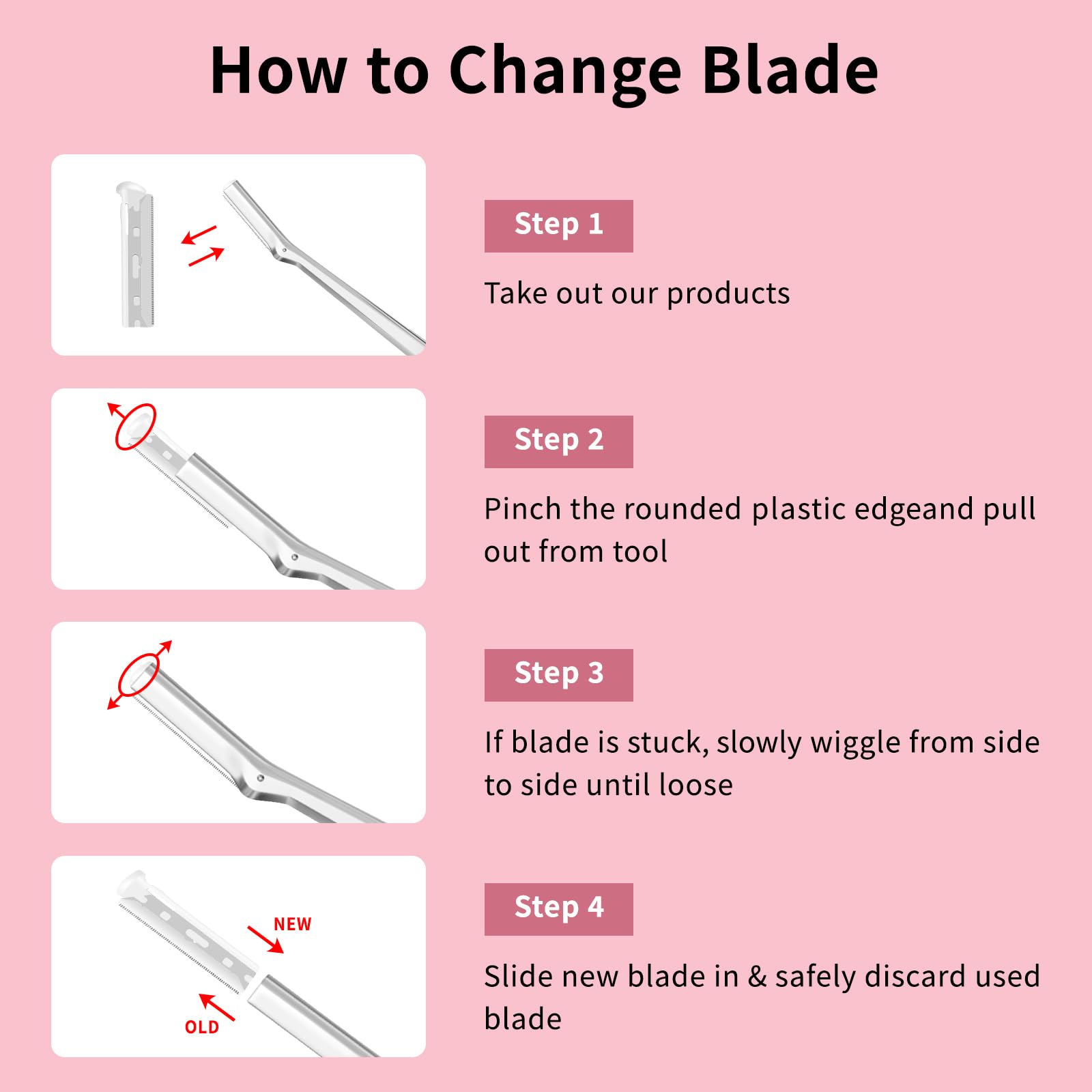 AMILKME long lasting blades extend use between replacements
