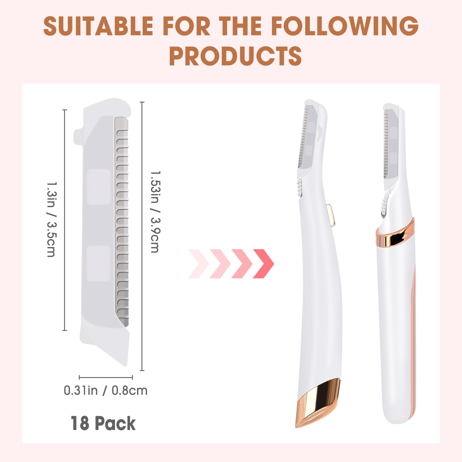 AMILKME 18-pack blades neatly stacked packaging ready to support regular exfoliation rituals.