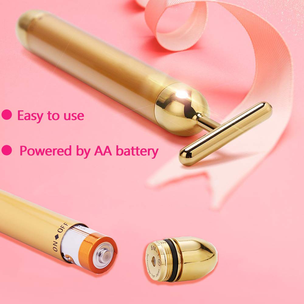 Amirce Face Massager Roller cheeks-jawline targets tension and texture