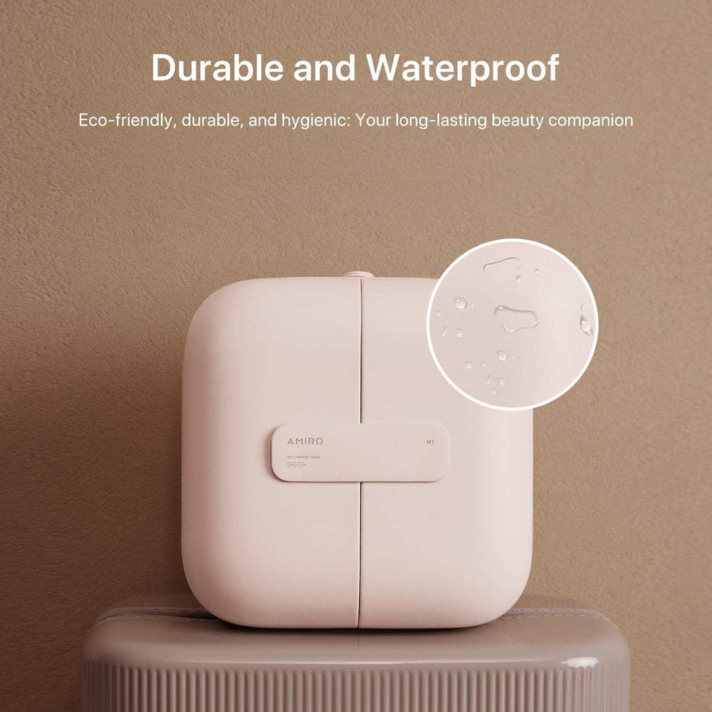 AMIRO M2 Cube portable makeup setup in a compact travel form